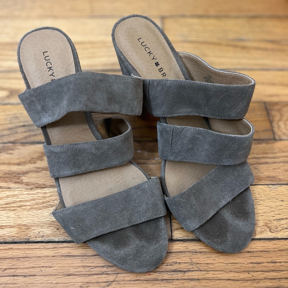 Lucky brand chunky heels